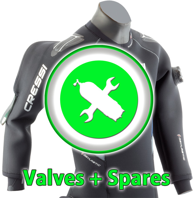 Drysuit Valves & Spares